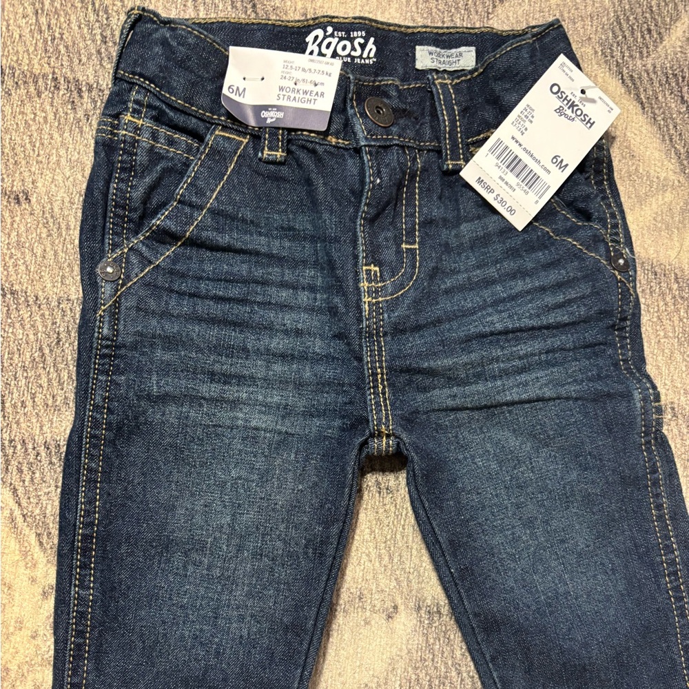 OshKosh B'gosh Dark Blue Workwear Jeans